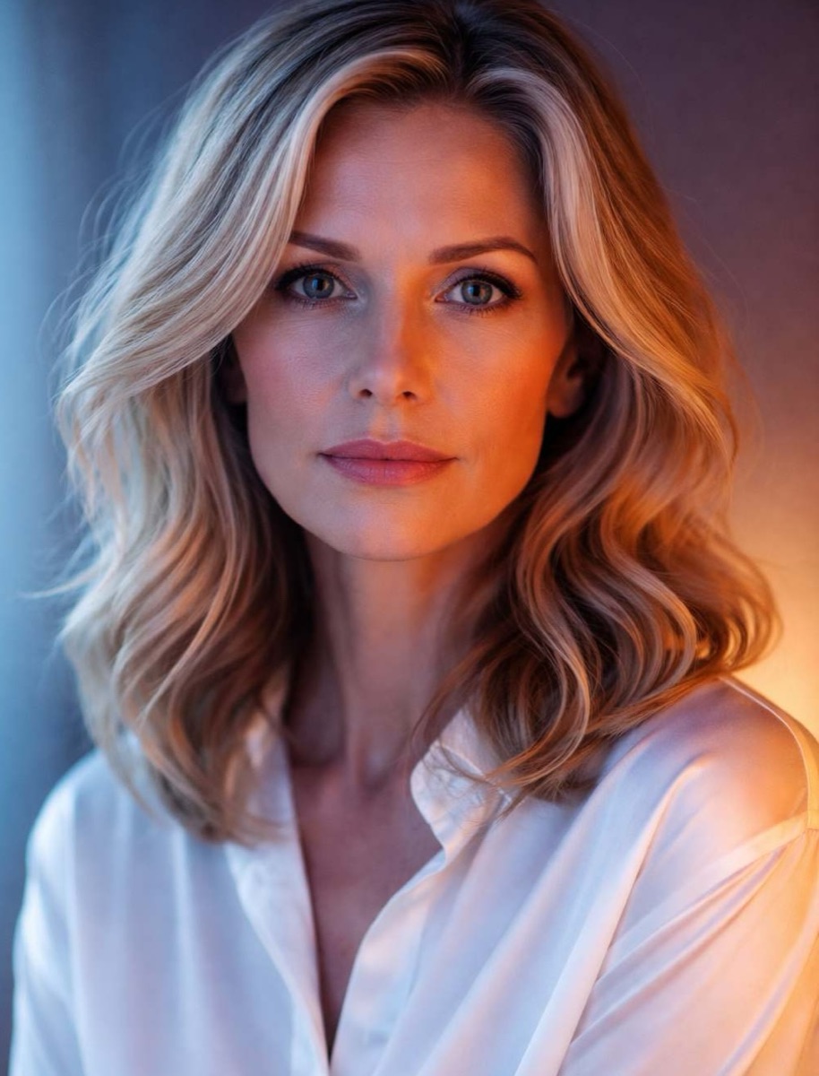 Woman with smooth, even facial skin &mdash; illustrating the wrinkle and texture improvement CO2 laser resurfacing targets for North Jersey patients.